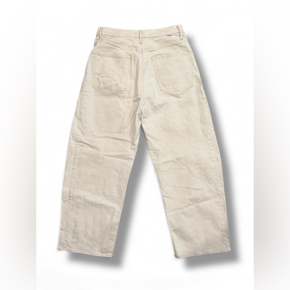 Mother Half Pipe High Rise Ankle Jeans in Act Naturally Cream Beige Size 30 - Picture 6 of 12